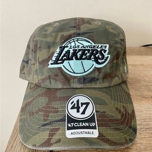 Los Angeles Lakers ('47 Brand) NBA Clean Up Dad Hat Adjustable Camo